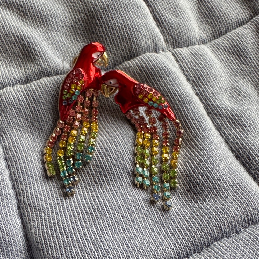 BaubleBar Multicolor Parrot Earrings